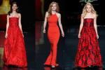 AnnaSophia Robb Bella Thorne punase kleidi moeetendus