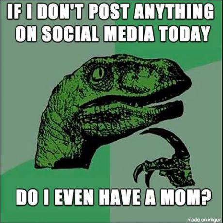 Dzień Matki w mediach społecznościowych