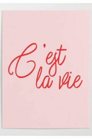 Плакат C'est la Vie