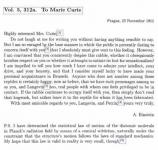 Albert Einstein napsal doporučující dopis Marie Curie Ignorovat nenávidějící trolly 1911